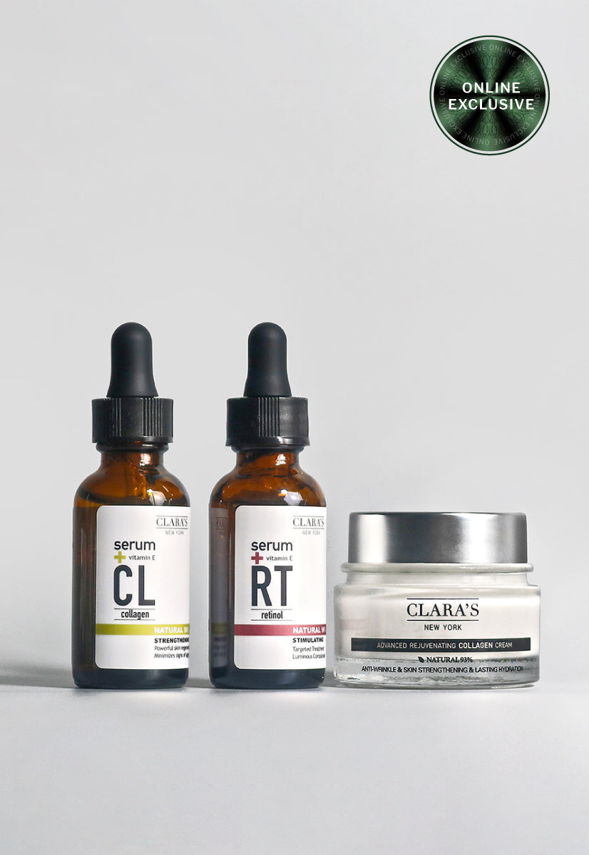 CLARA'S NEW YORK SERUM. popular SET OF 3